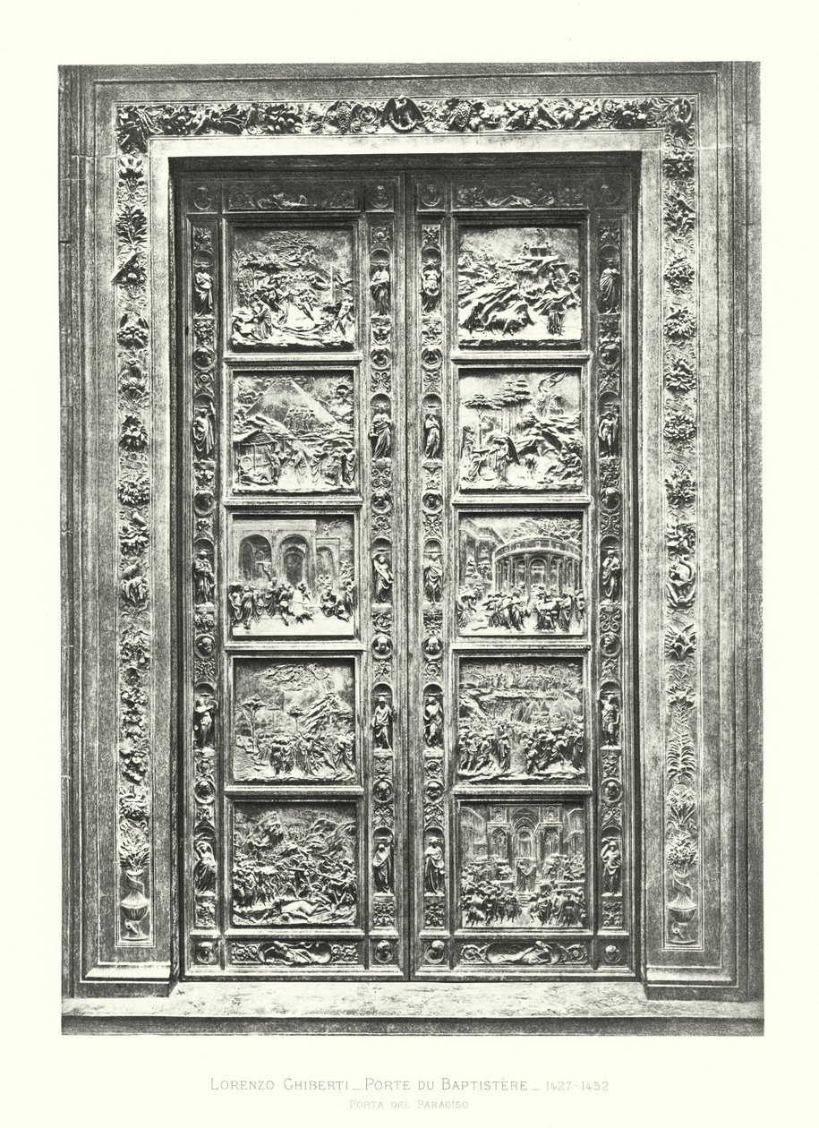 Lorenzo Ghiberti, Tür des Baptisteriums von Italian School