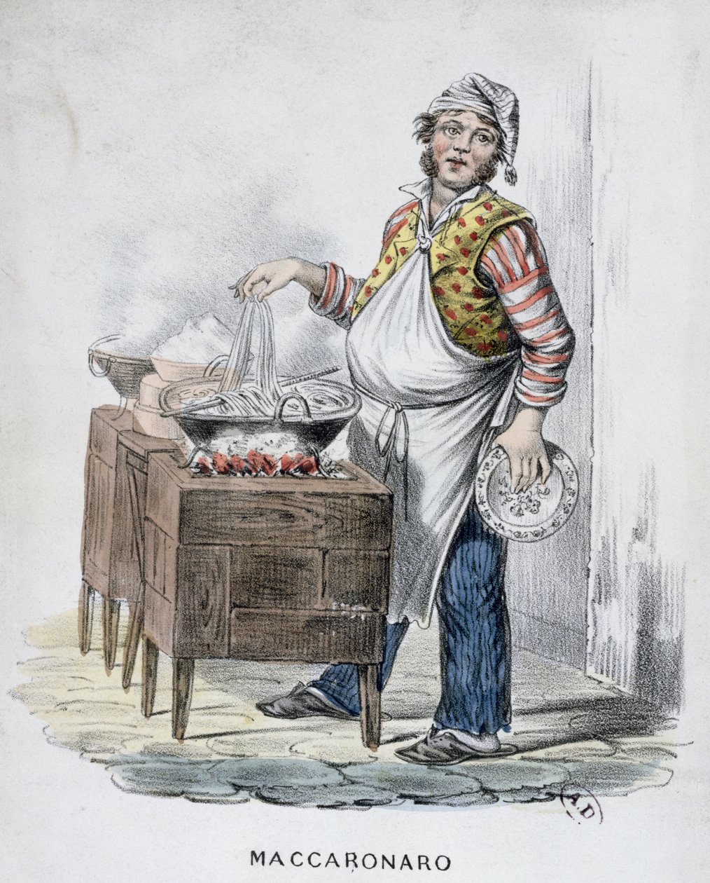 Macaroni-Verkäufer (Maccaronaro) von Italian School