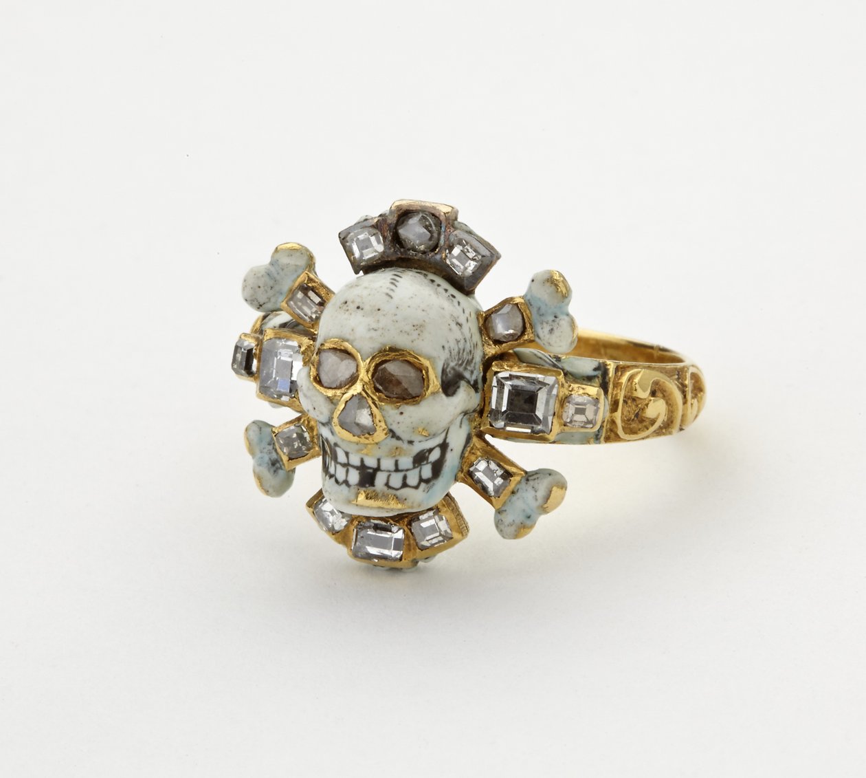 Memento mori Ring von Italian School