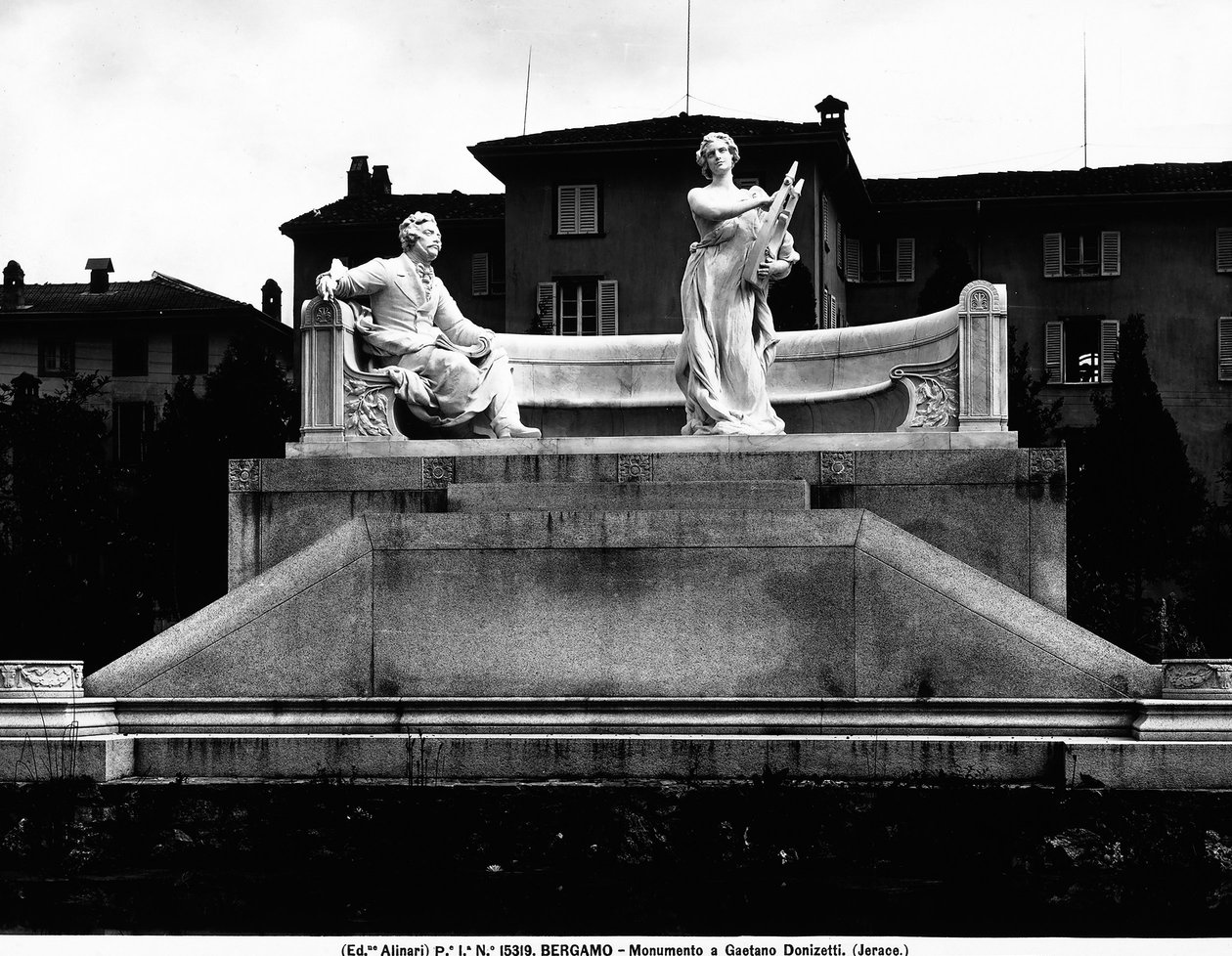 Denkmal für Gaetano Donizetti von Italian School