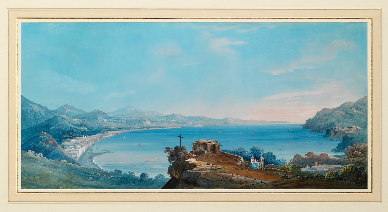 Die Bucht von Neapel von Italian School