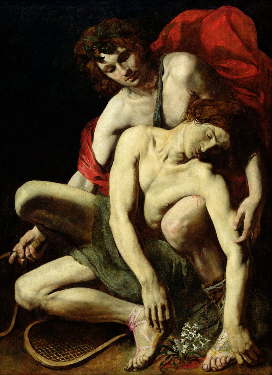 Der Tod des Hyacinthus von Italian School
