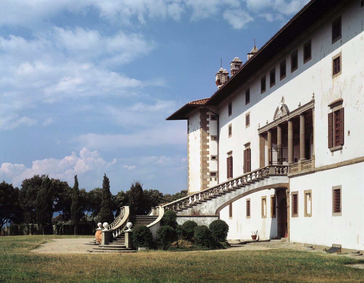 Die Villa der hundert Schornsteine von Italian School