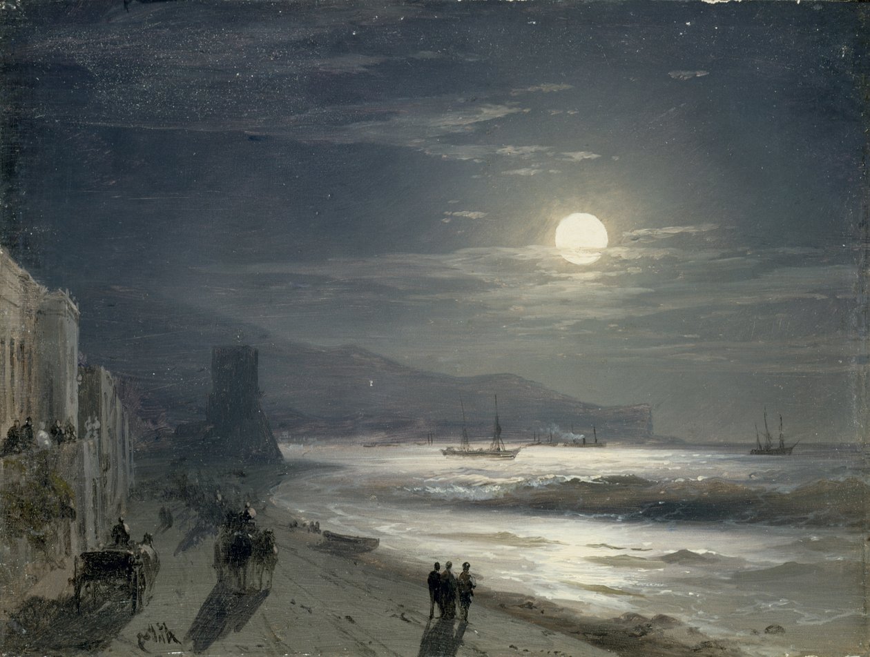 Mondnacht, 1885 von Ivan Konstantinovich Aivazovsky