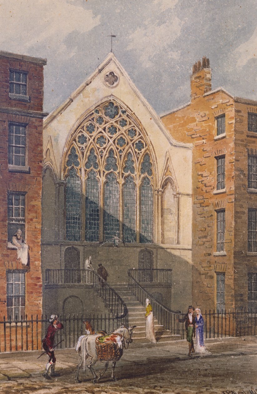 Ansicht der Ely-Kapelle, 1815 von John Preston Neale