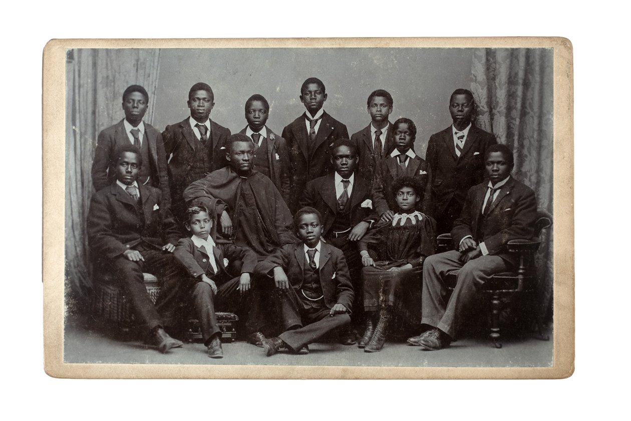 Congo Training Institute für afrikanische Studenten, Colwyn Bay, Wales, 1895 von J. W. Thomas
