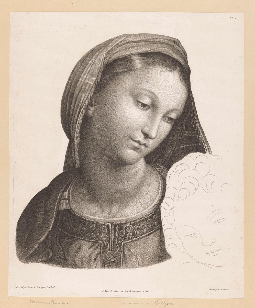 Maria mit Kind von J.F. Cazenave