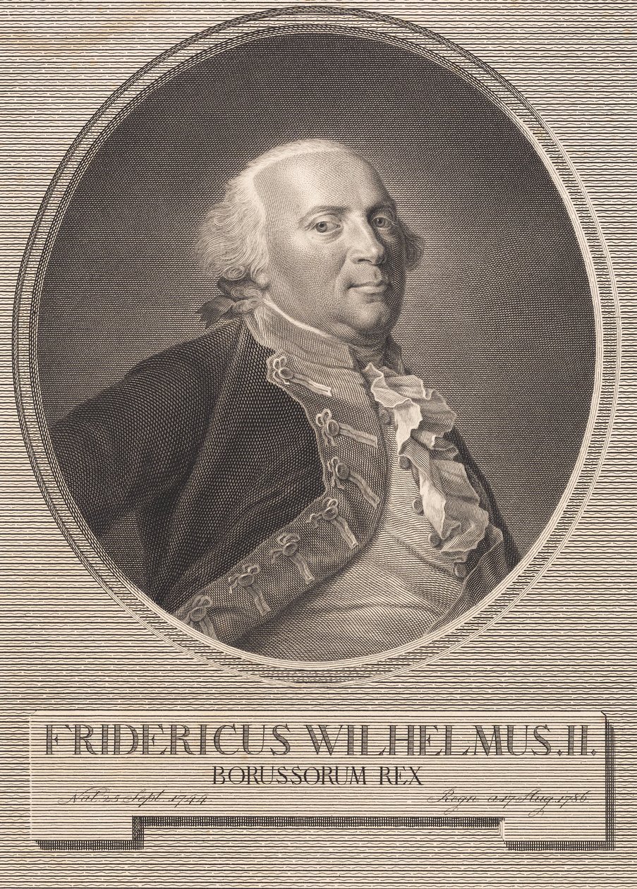 Friedrich Wilhelm II von J.F. Clemens