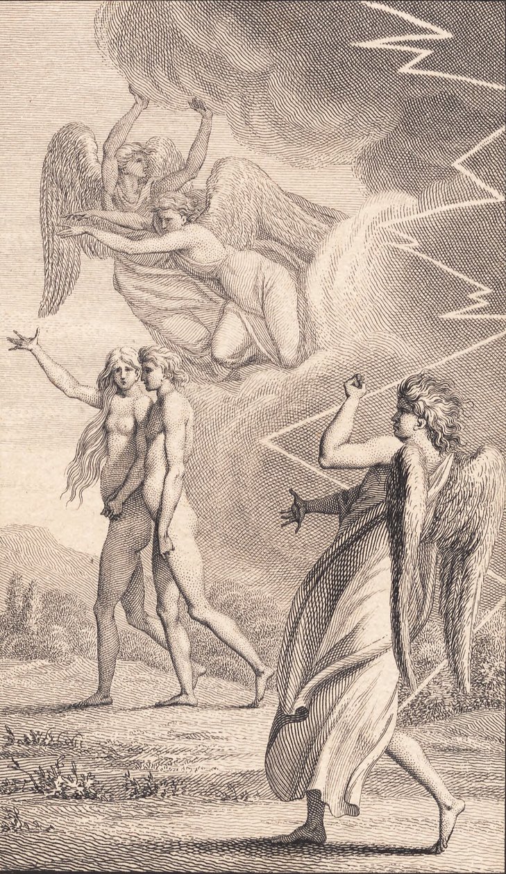 Illustration zu Ewalds "Adam und Eva". V von J.F. Clemens