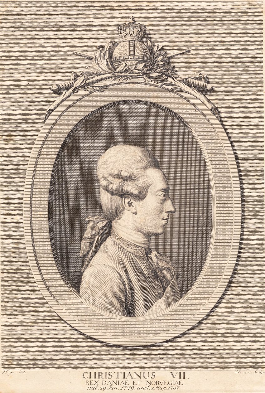 König Christian VII von J.F. Clemens