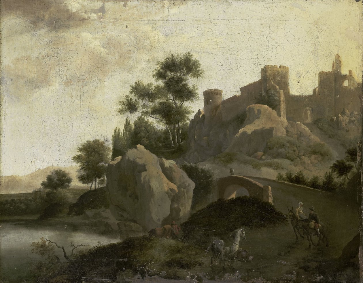Italienische Landschaft von J.G. Schieblius