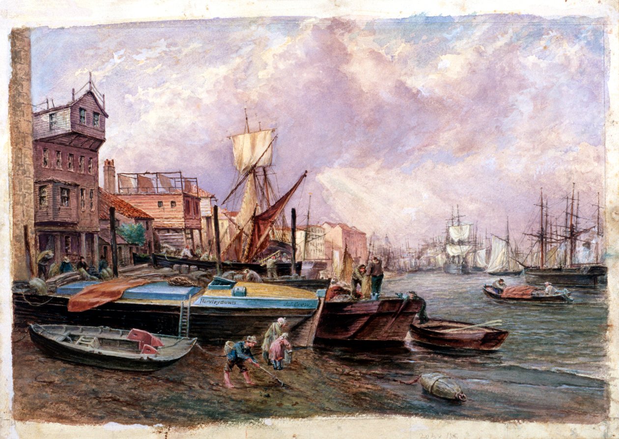 Horsleydown, Bermondsey, London, ca. 1850 von JJ Crew