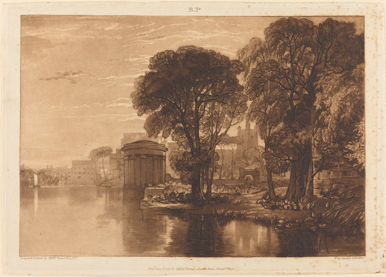 Isleworth, veröffentlicht 1819 von Joseph Mallord William Turner