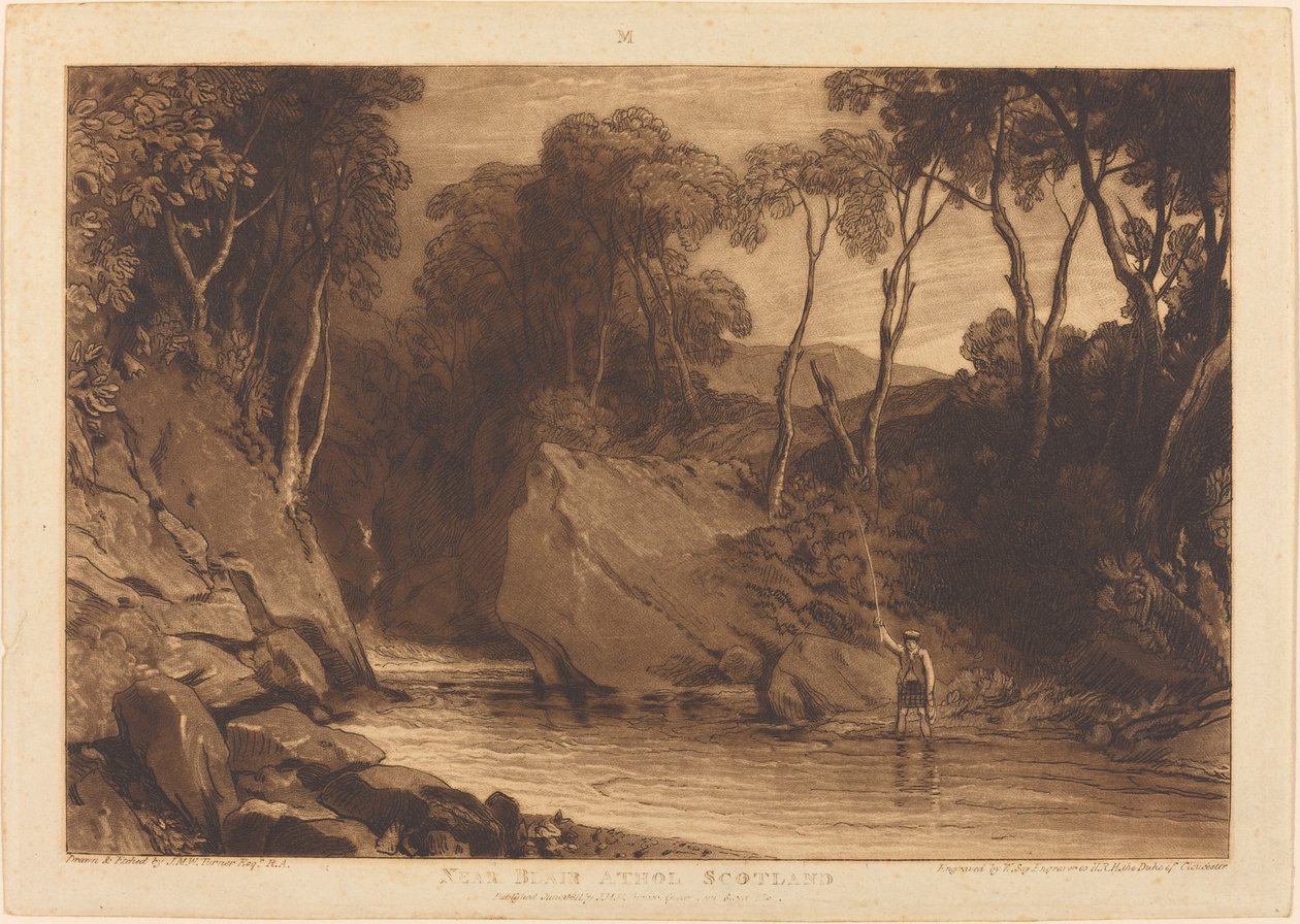 In der Nähe von Blair Athol, veröffentlicht 1811 von Joseph Mallord William Turner