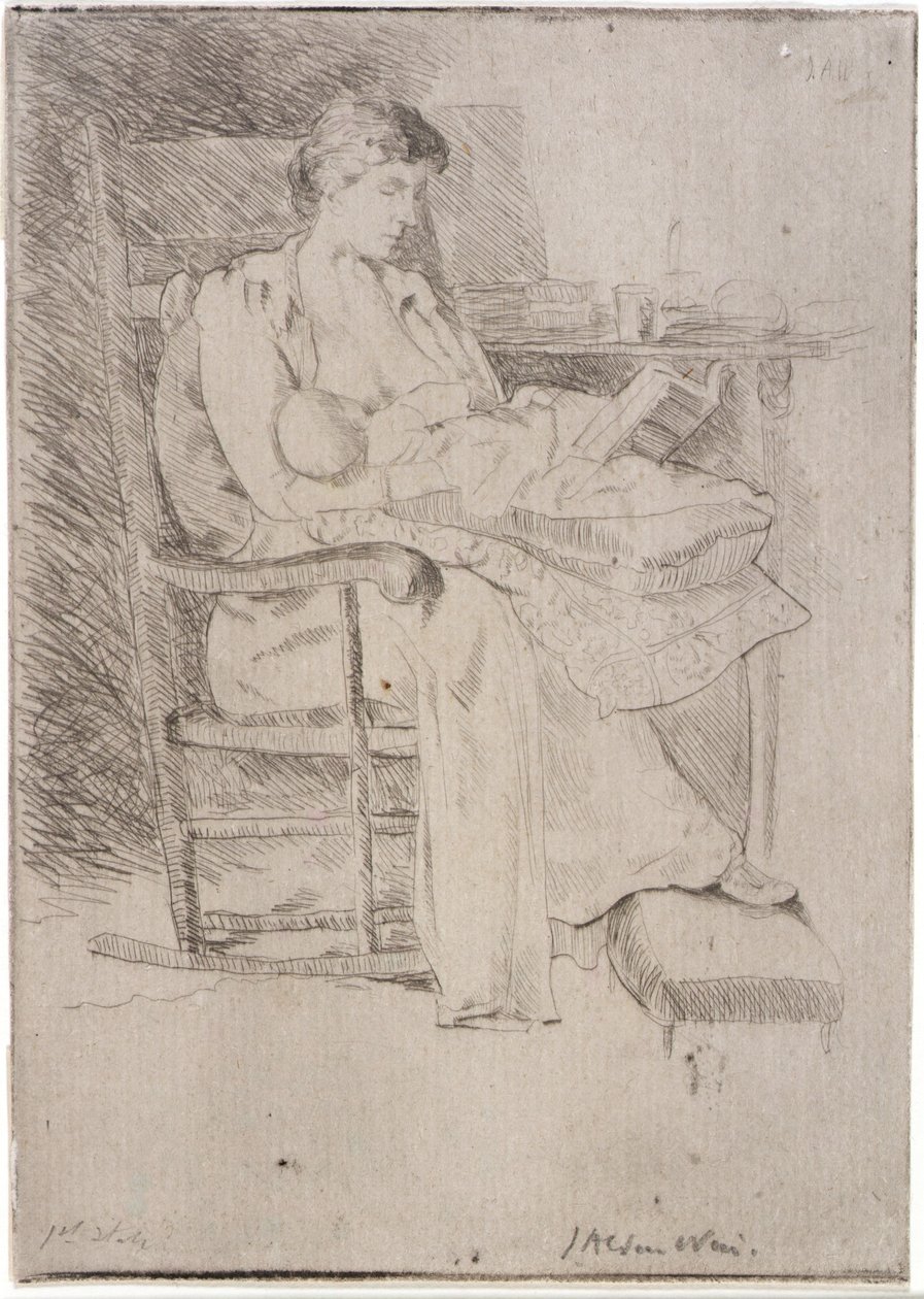 Mutter und Kind Nr. 2 von J. Alden Weir