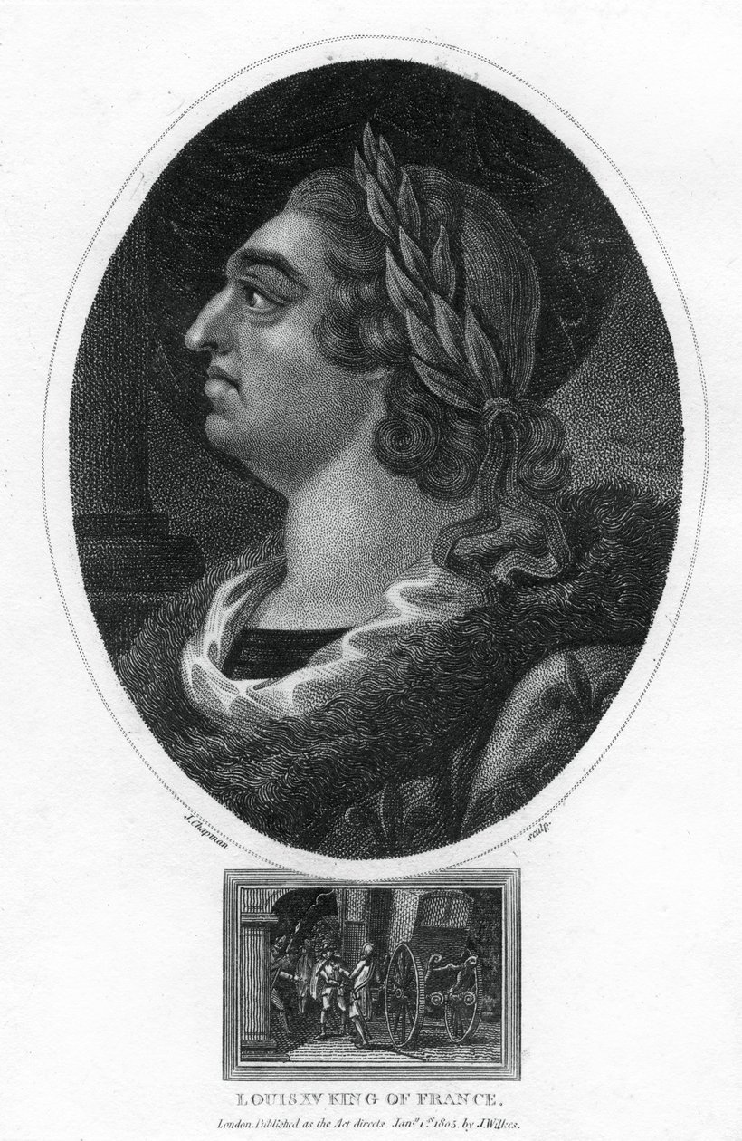 Ludwig XV., König von Frankreich, 1805 von J. Chapman