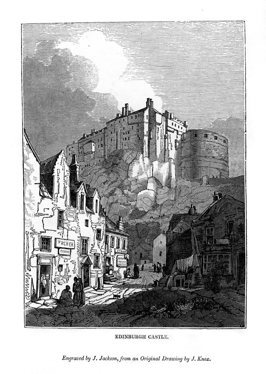 Edinburgh Castle von J. Jackson