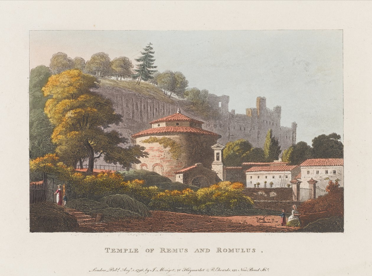 Tempel von Romulus und Remus von J. Merigot