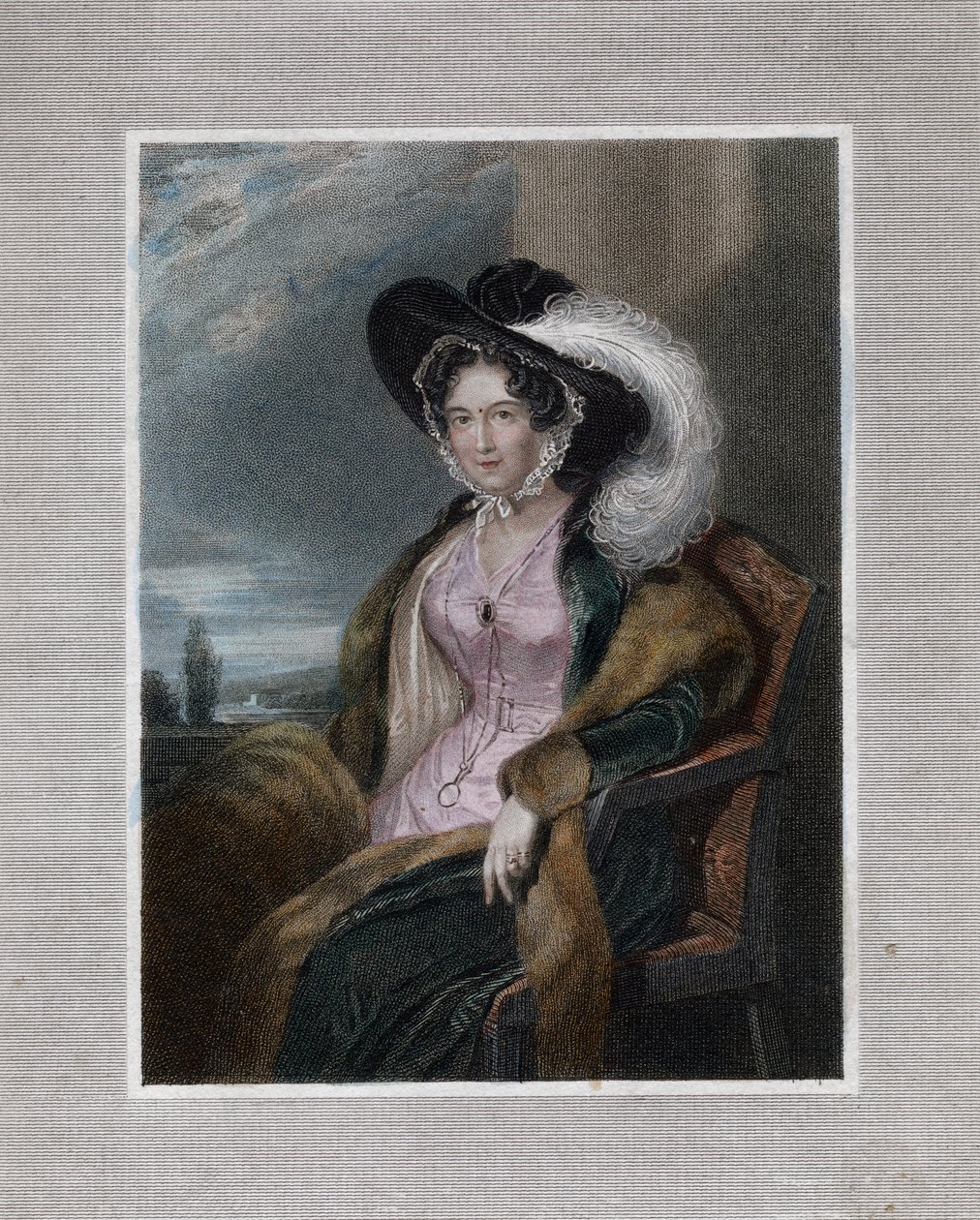 Mary Elizabeth, Baroness of Clifford, 1828 von J Wright
