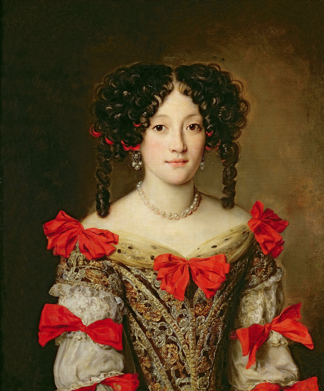 Porträt einer Frau von Jacob Ferdinand Voet