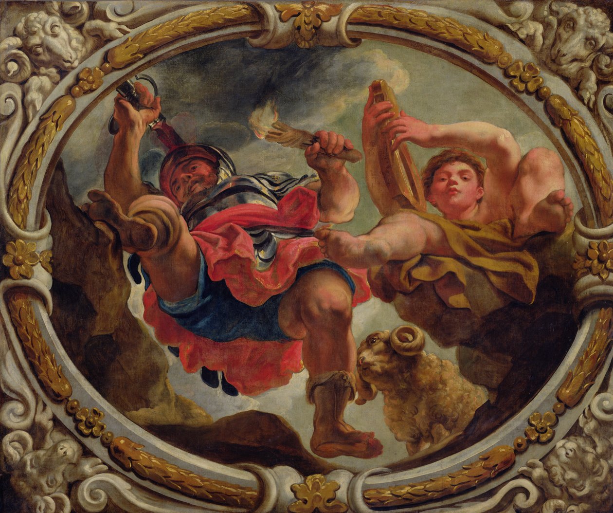 Widder, aus den Tierkreiszeichen von Jacob Jordaens