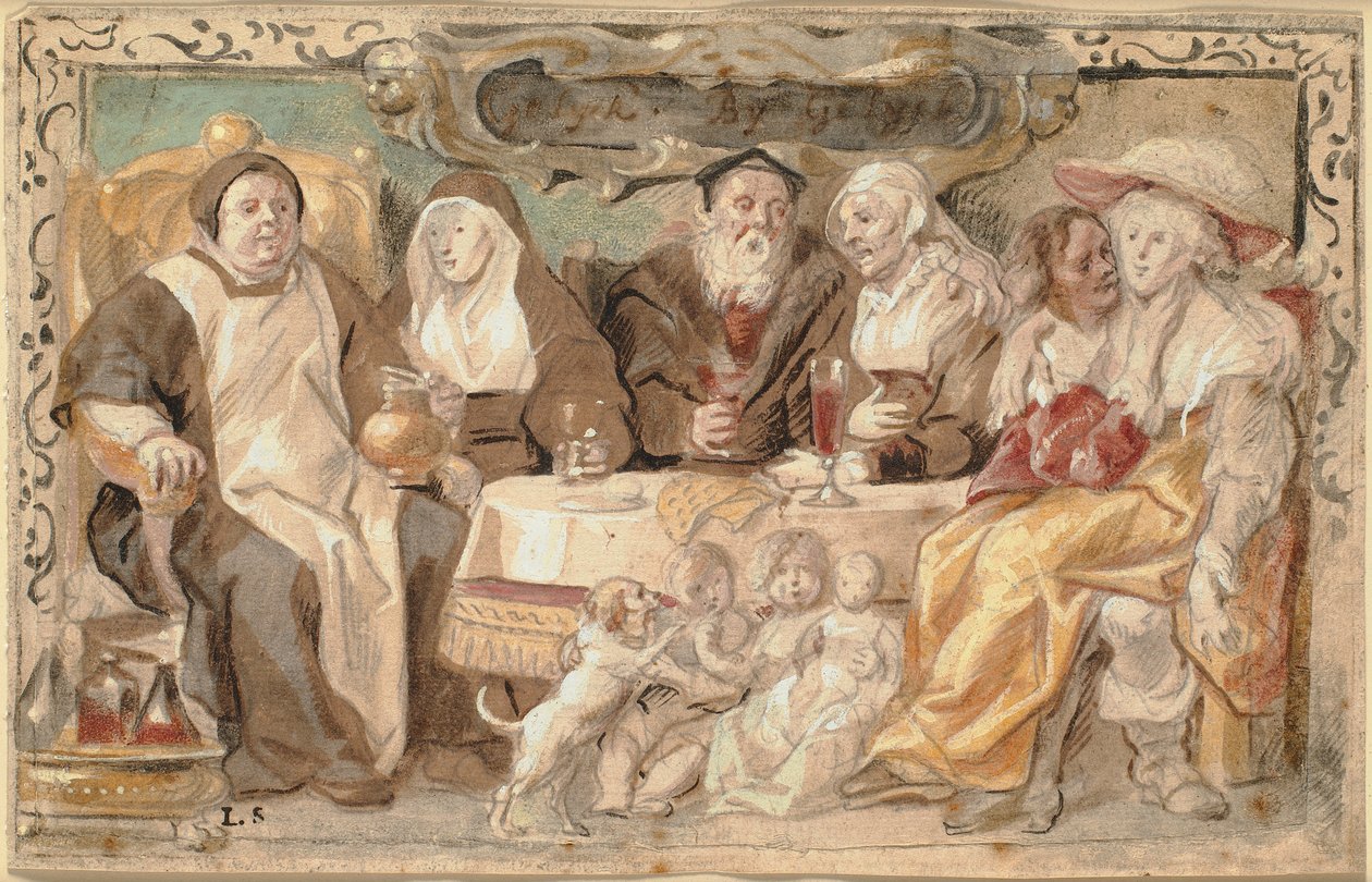 Gleich und gleich von Jacob Jordaens