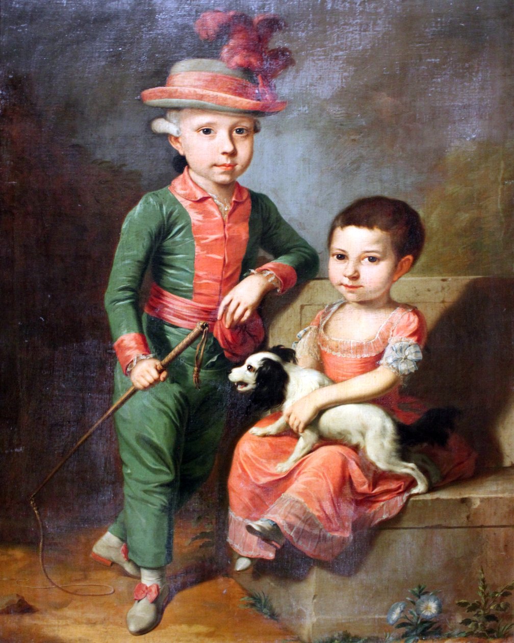 Porträt von Johann Georg von Holzhausen (1771-1846) und seiner Schwester Henriette (1773-1834) von Johann Jacob Tischbein