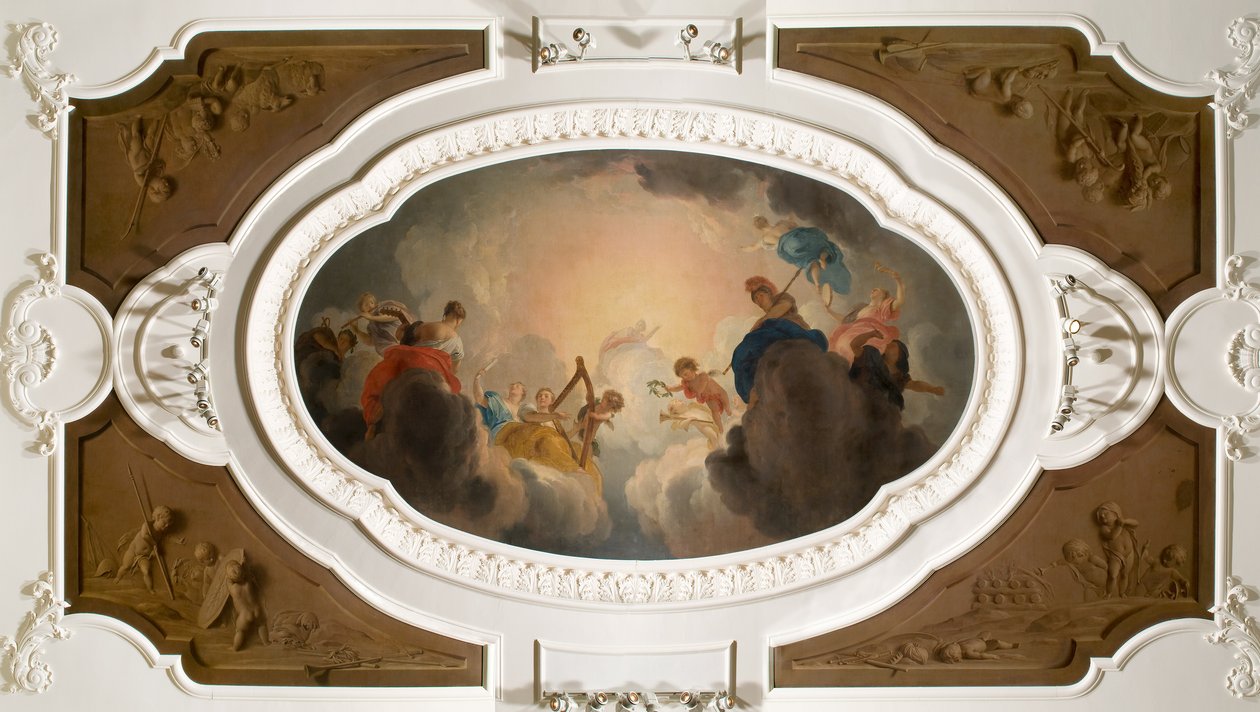 Apollo umgeben von den neun Musen von Jacob de Wit