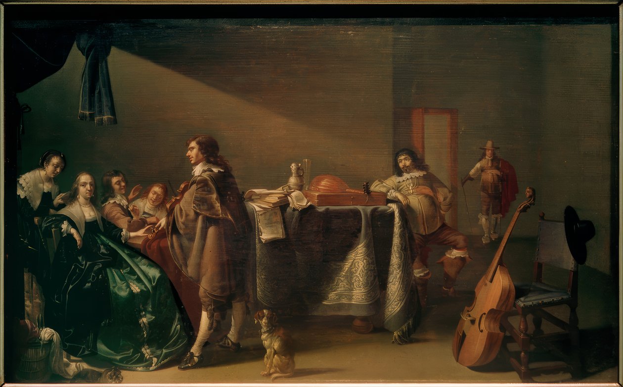 Musizierende Gesellschaft von Jacob A. Duck