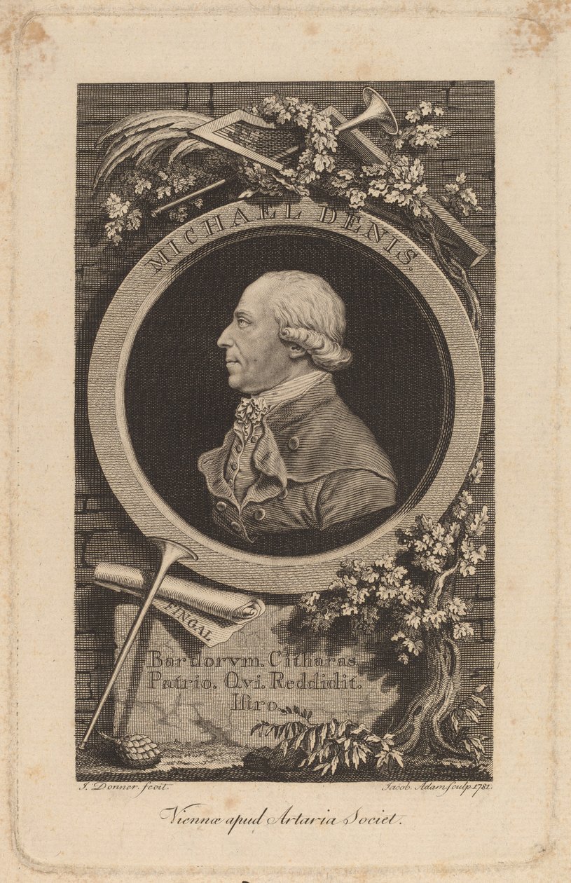 Johann-Michael Denis, 1781 von Jacob Adam