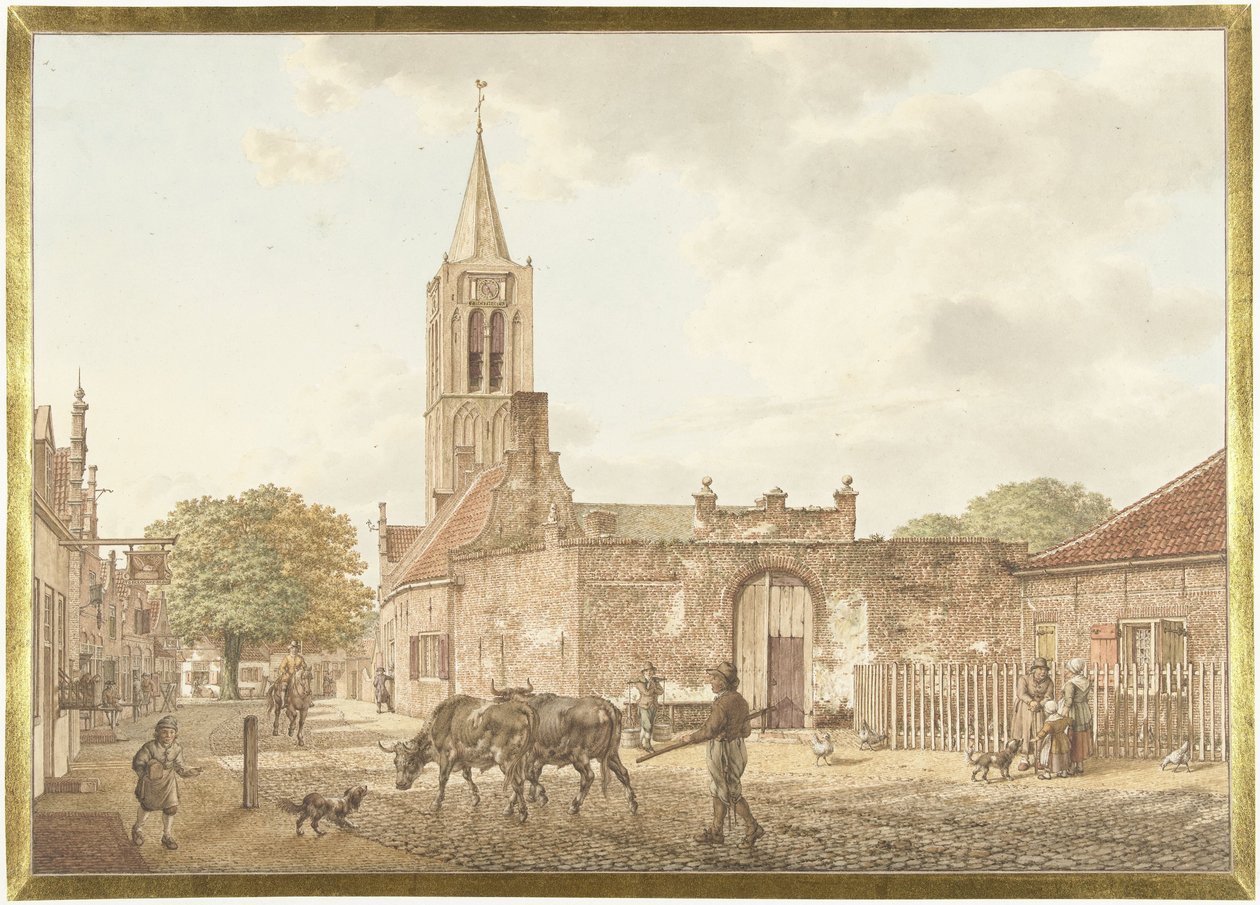 Straßenszene in Beverwijk von Jacob  Cats