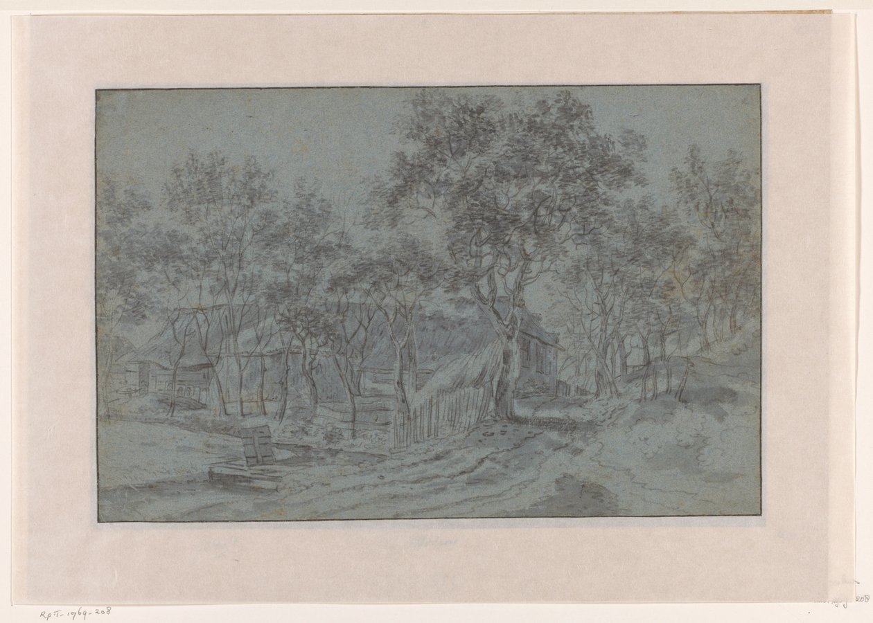 Bauernhof zwischen Bäumen von Jacob Esselens