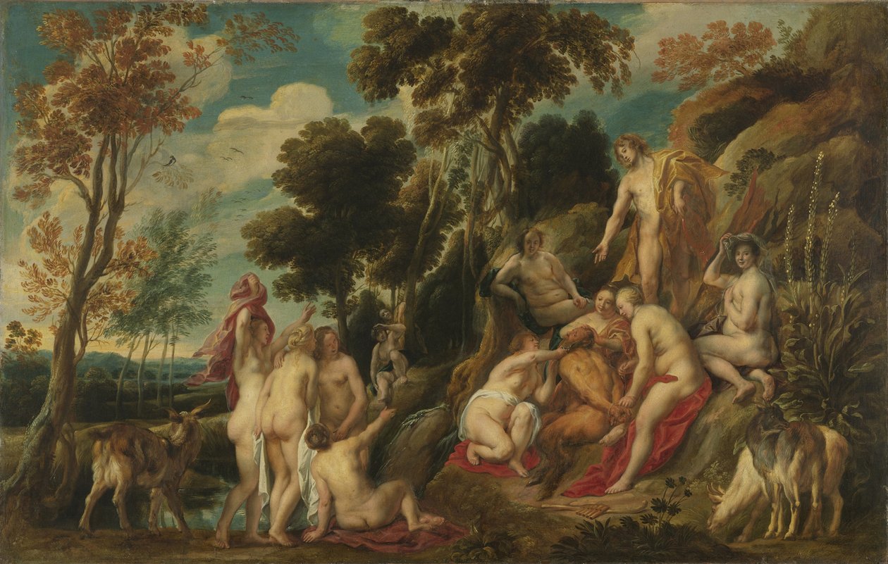 Marsyas misshandelt von den Musen, 1630-1640 von Jacob Jordaens