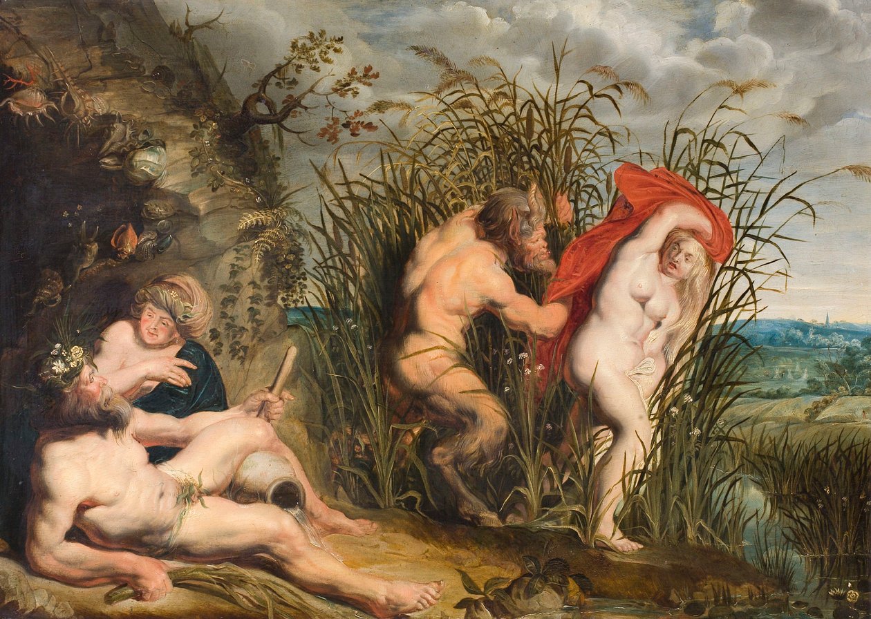 Pan und Syrinx von Jacob Jordaens