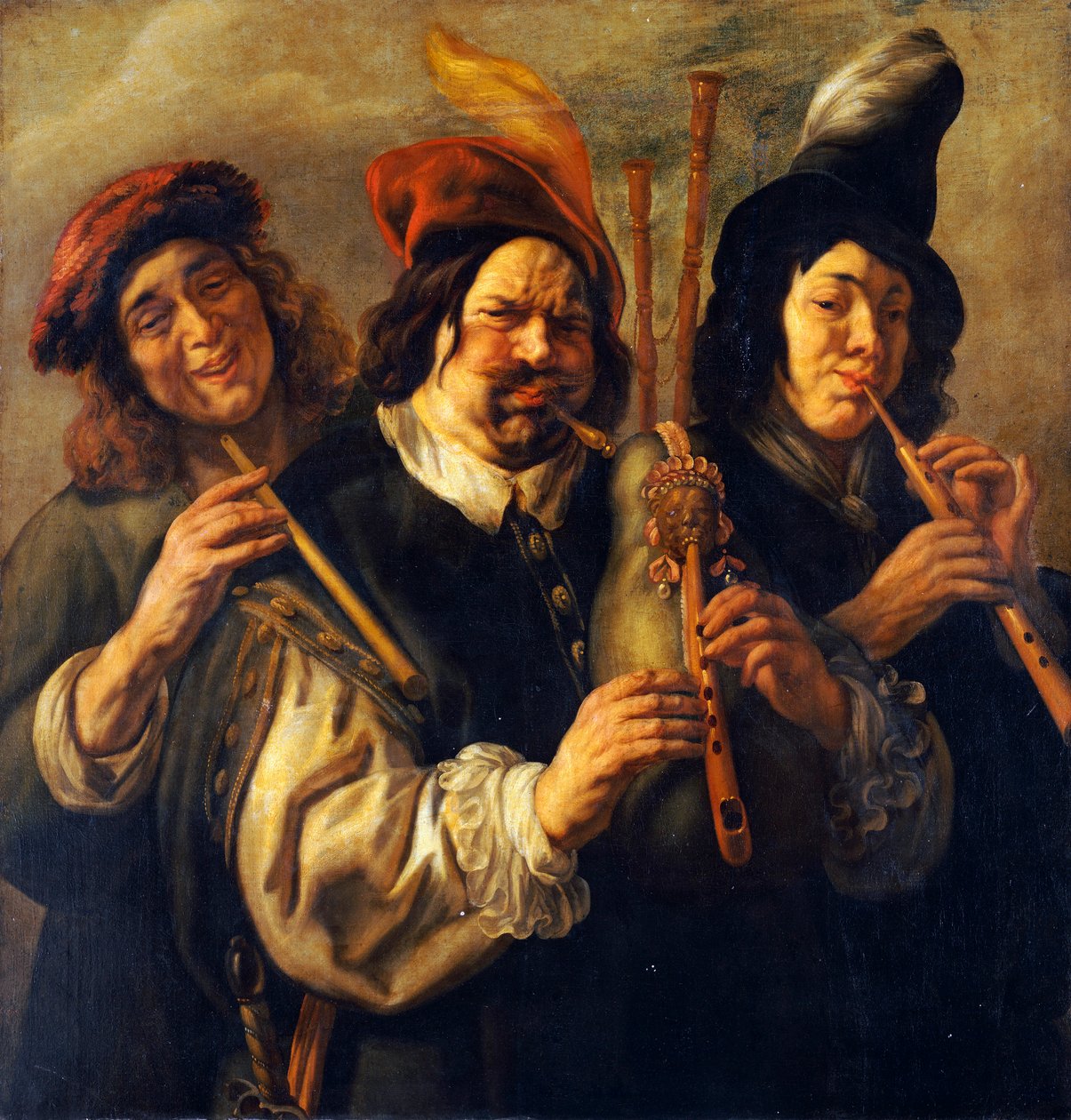 Drei Musiker von Jacob Jordaens