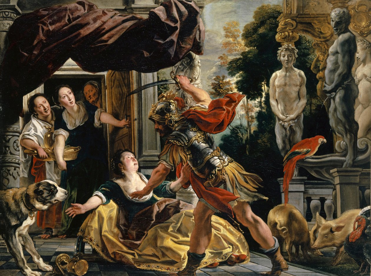 Odysseus und Circe, ca. 1630-1634 von Jacob Jordaens
