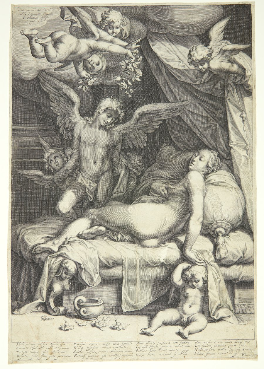 Amor und Psyche von Jacob Matham