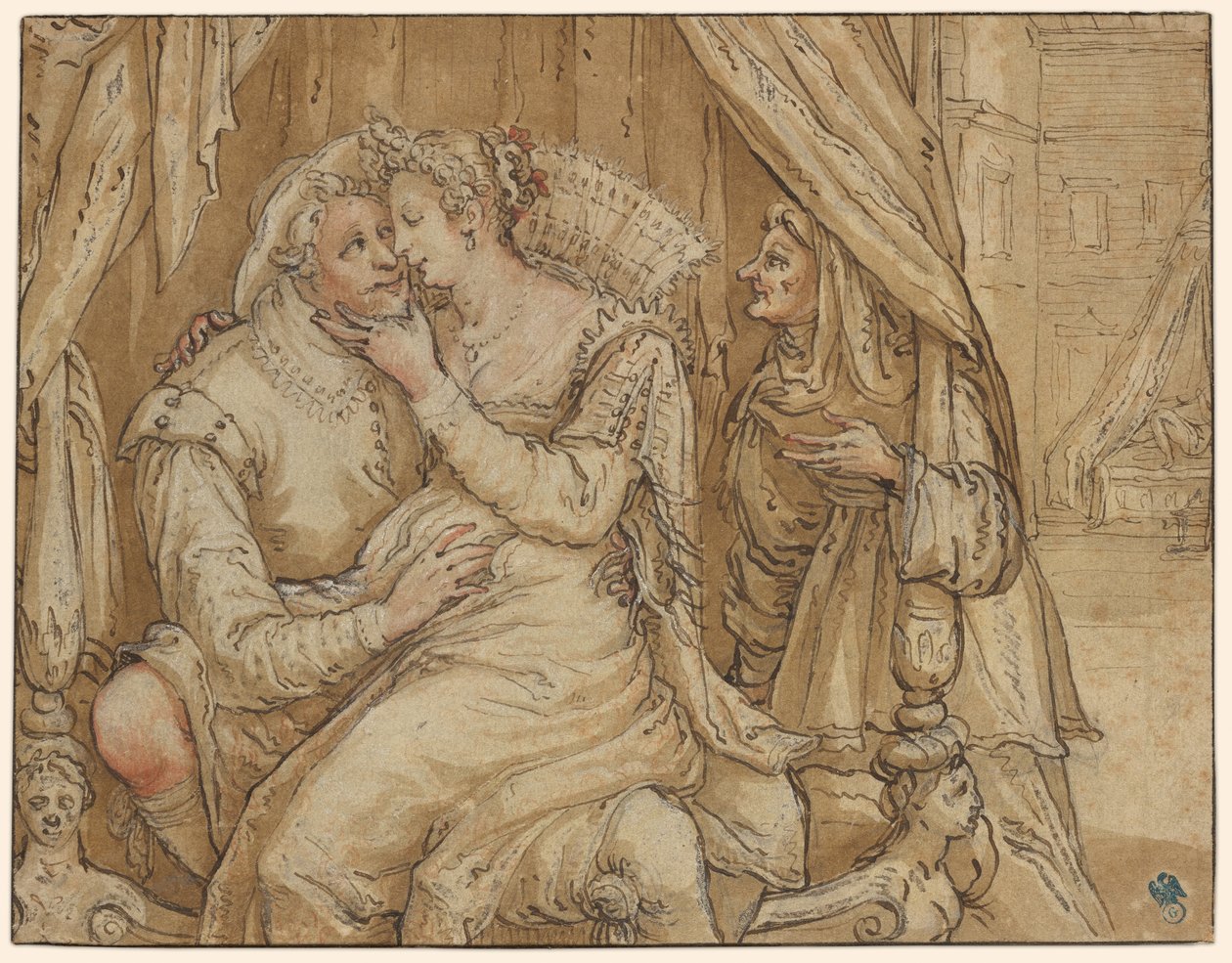 Liebespaar von Jacob Matham