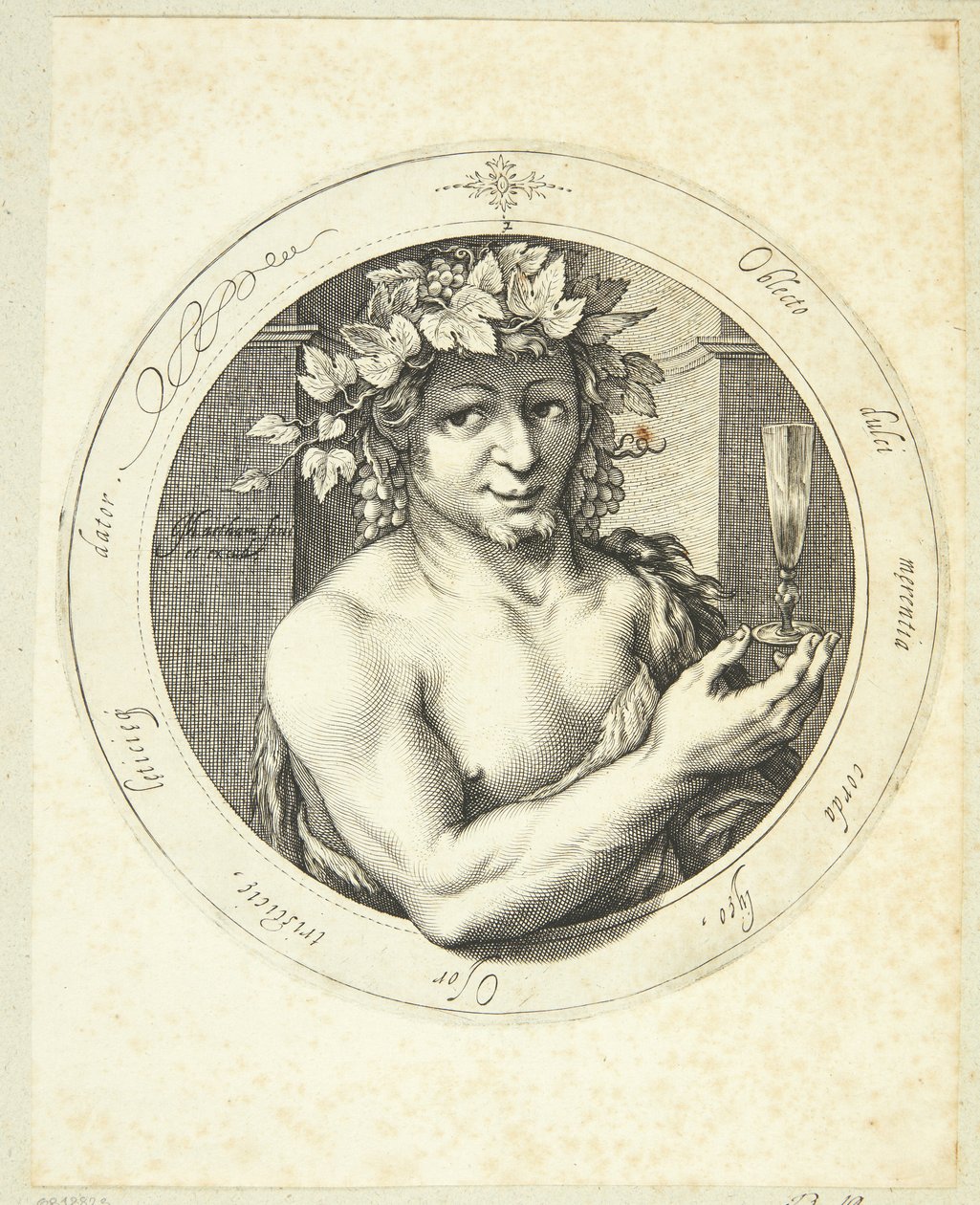 Bacchus von Jacob Matham