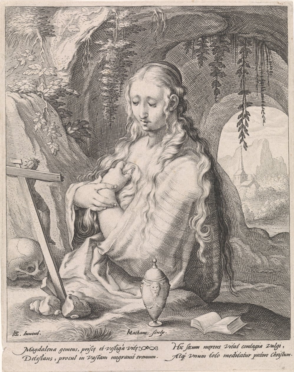 Reuige Maria Magdalena von Jacob Matham