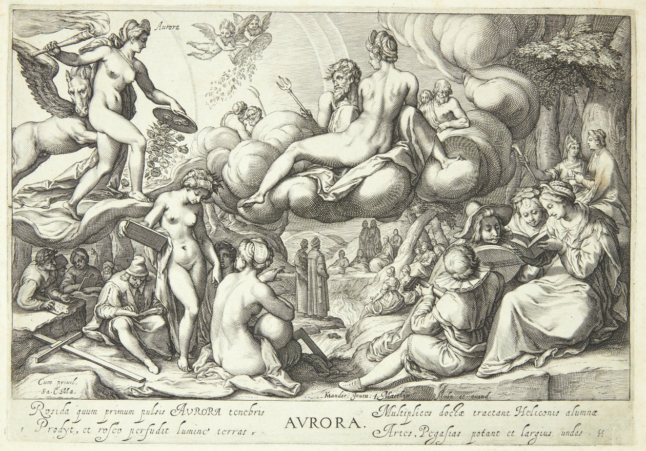Morgen, Zeit der Aurora von Jacob Matham