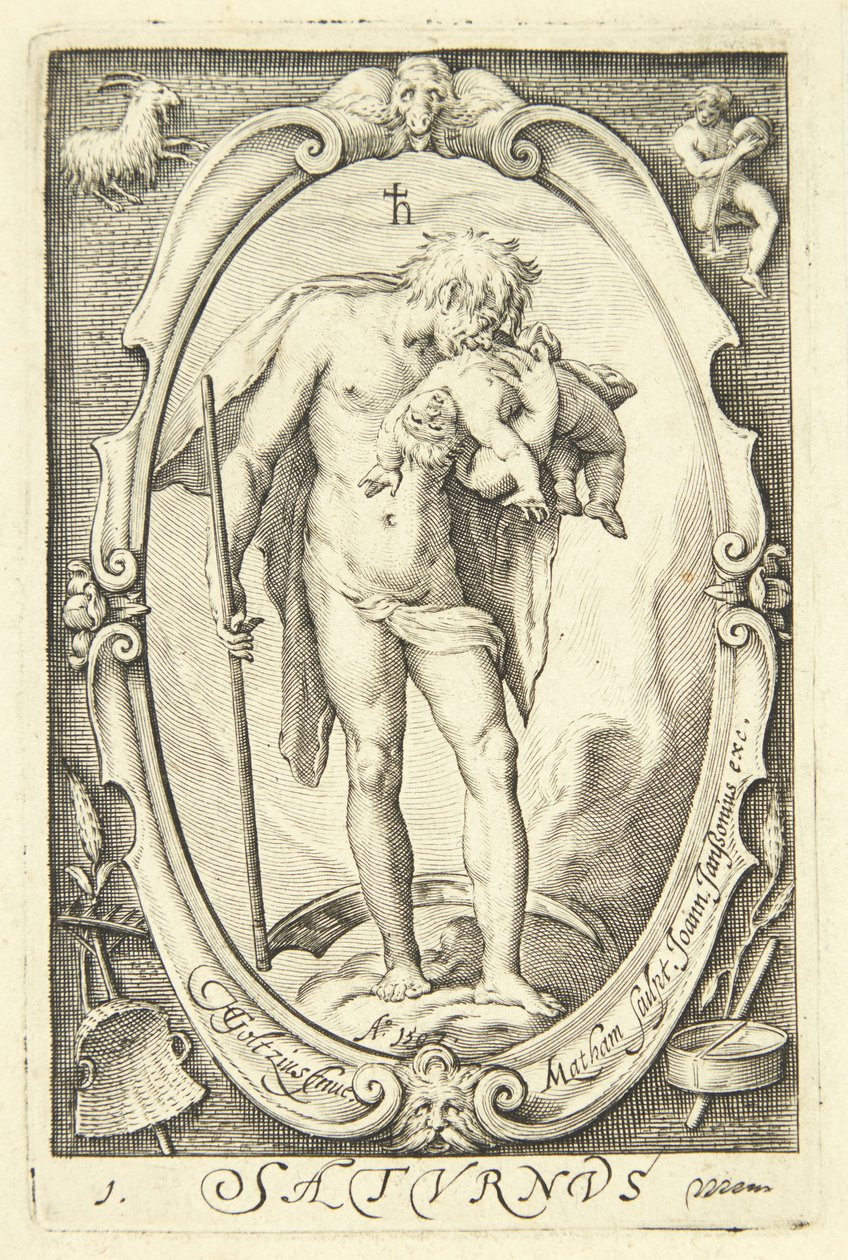 Saturn von Jacob Matham