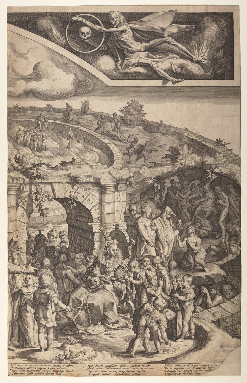 Der Tisch des Kebes (Tafel 3) von Jacob Matham