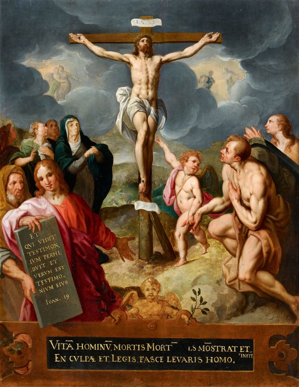 Christus am Kreuz von Jacob de Backer