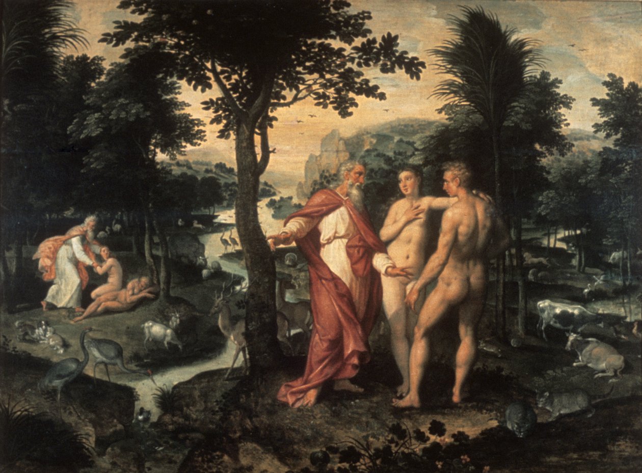 Der Garten Eden, ca. 1580 von Jacob de Backer