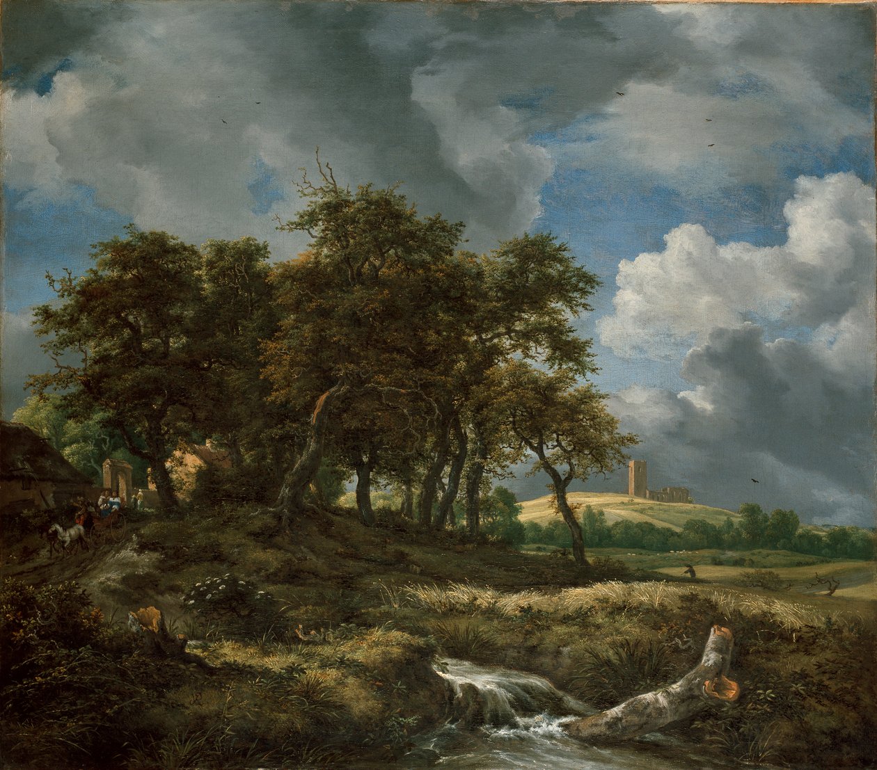 Landschaft bei Muiderberg, frühe 1650er Jahre von Jacob van Ruisdael