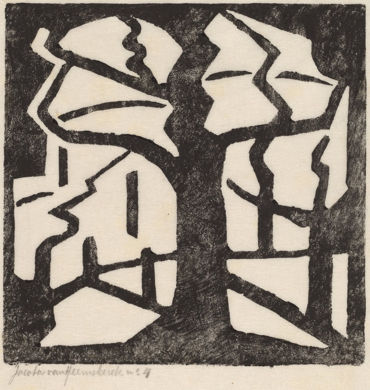 Baum, ca. 1915 von Jacoba van Heemskerck van Beest