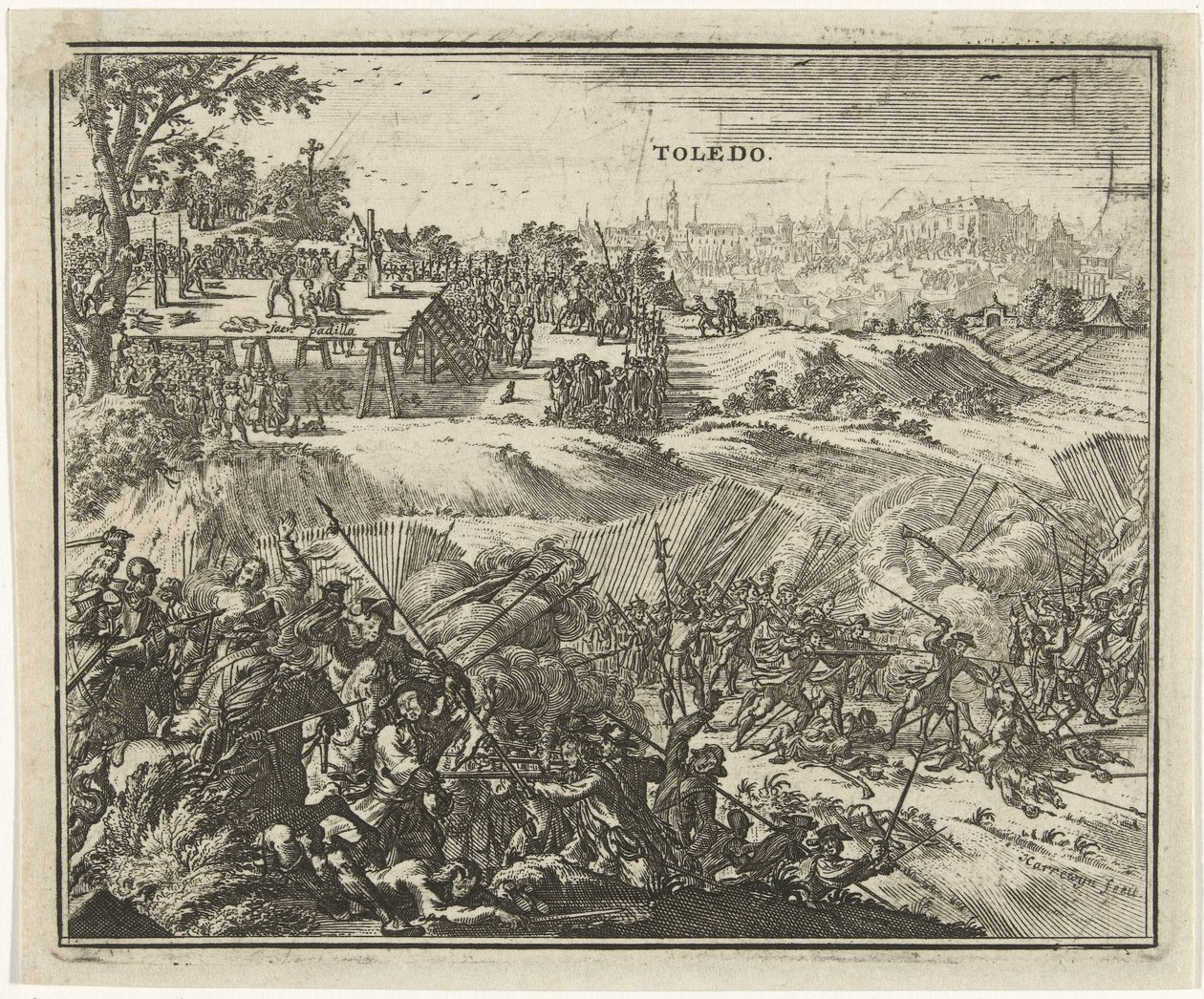 Schlacht bei Toledo von Jacobus Harrewijn