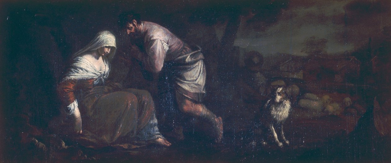 Juda und Tamar von Jacopo Bassano