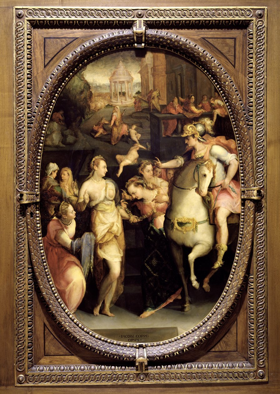 Die Familie des Darius vor Alexander dem Großen (356-323 v. Chr.), 1572 von Jacopo Coppi